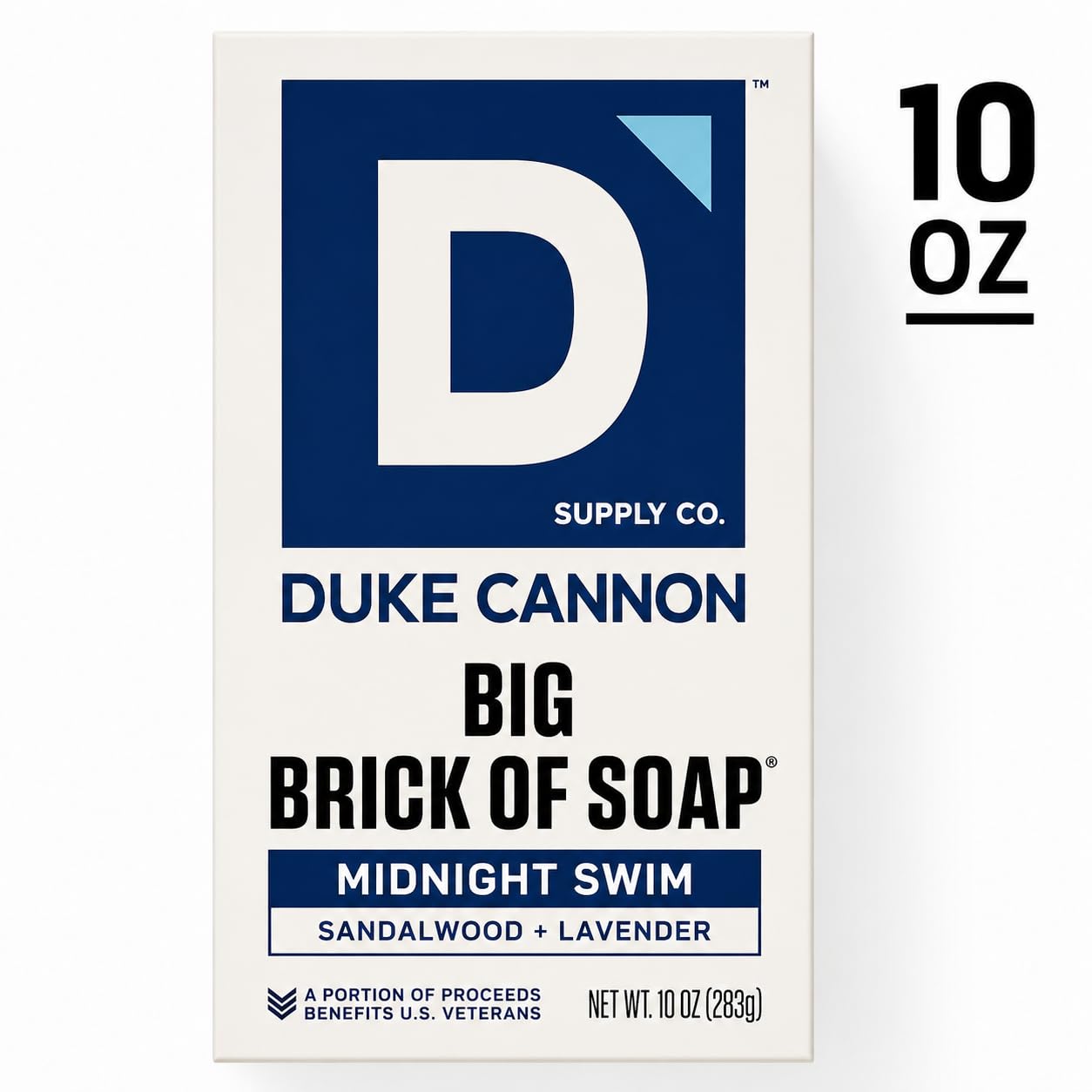 Duke Cannon Big Brick of Soap - Sandalwood + Lavender Scent - Large Triple-Milled Bar Soap for Men, Long-Lasting, Moisturizing with Natural Oils Beauty & Personal Care Duke Cannon Supply Co.
