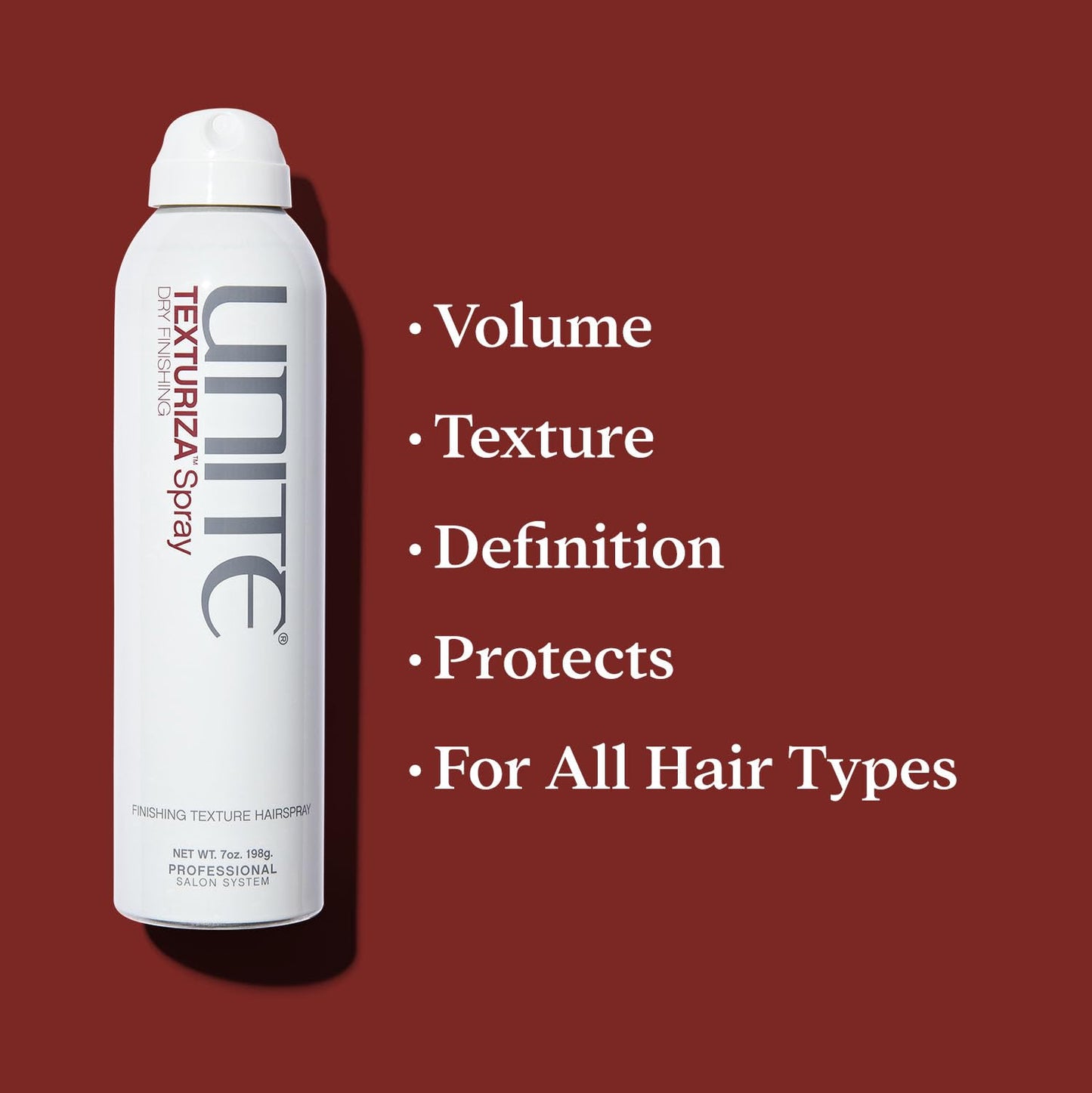 UNITE Hair - TEXTURIZA Texturizing Spray - Adds Volume, Texture & Fullness - Medium Hold, Matte Finish - Safe for All Hair Types, 7 oz Beauty & Personal Care UNITE