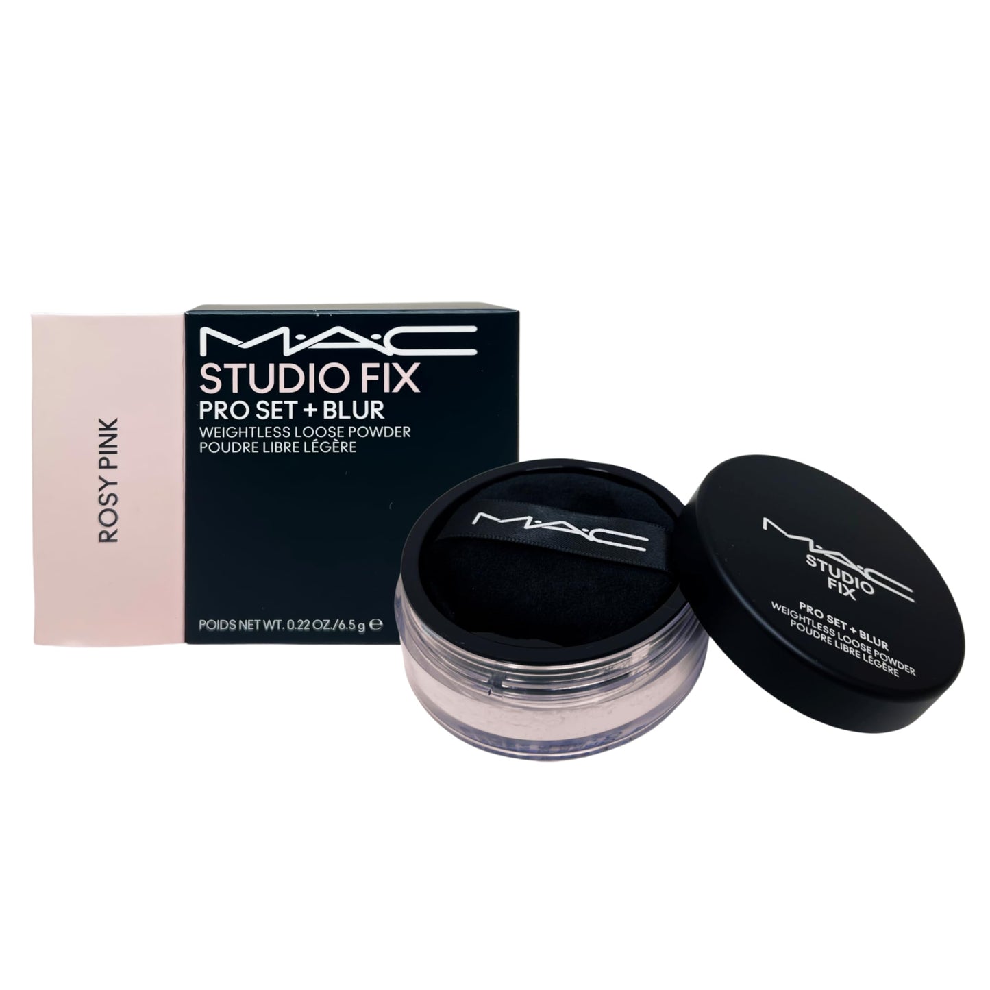 M·A·C Cosmetics Studio Fix Pro Set + Blur Weightless Loose Powder - Rosy Pink (0.22/6.5 g) Beauty & Personal Care MAC