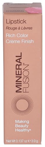 Mineral Fusion Lipstick, Charming,0.137 oz (Pack of 1) Beauty & Personal Care Mineral Fusion