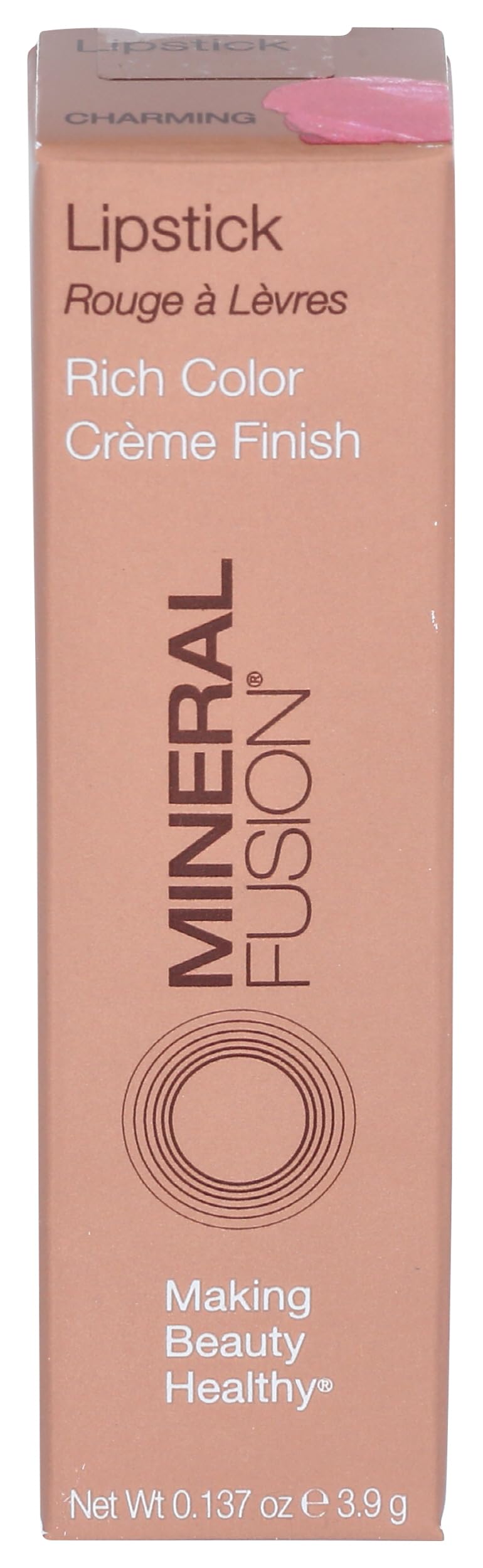 Mineral Fusion Lipstick, Charming,0.137 oz (Pack of 1) Beauty & Personal Care Mineral Fusion