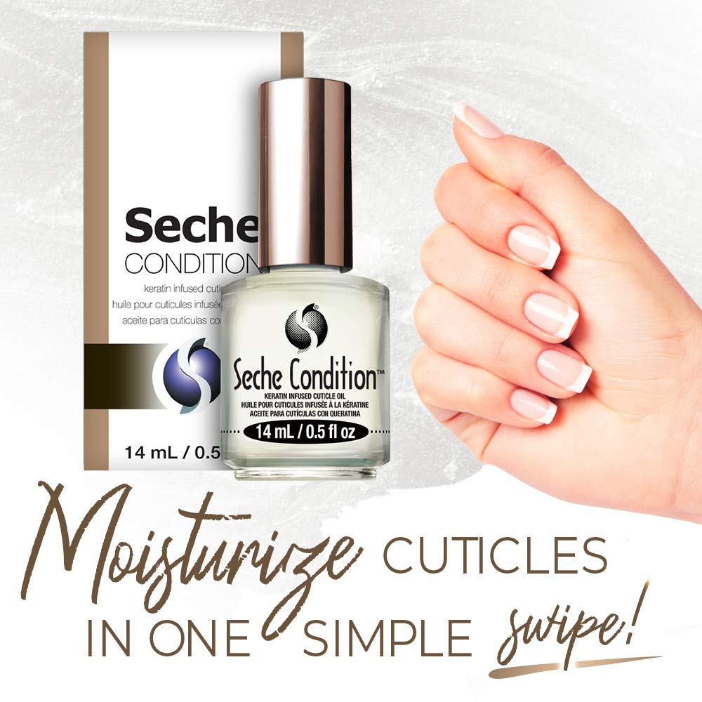 Seche Condition Keratin Infused Cuticle Oil 0.5 fl oz Beauty & Personal Care Seche