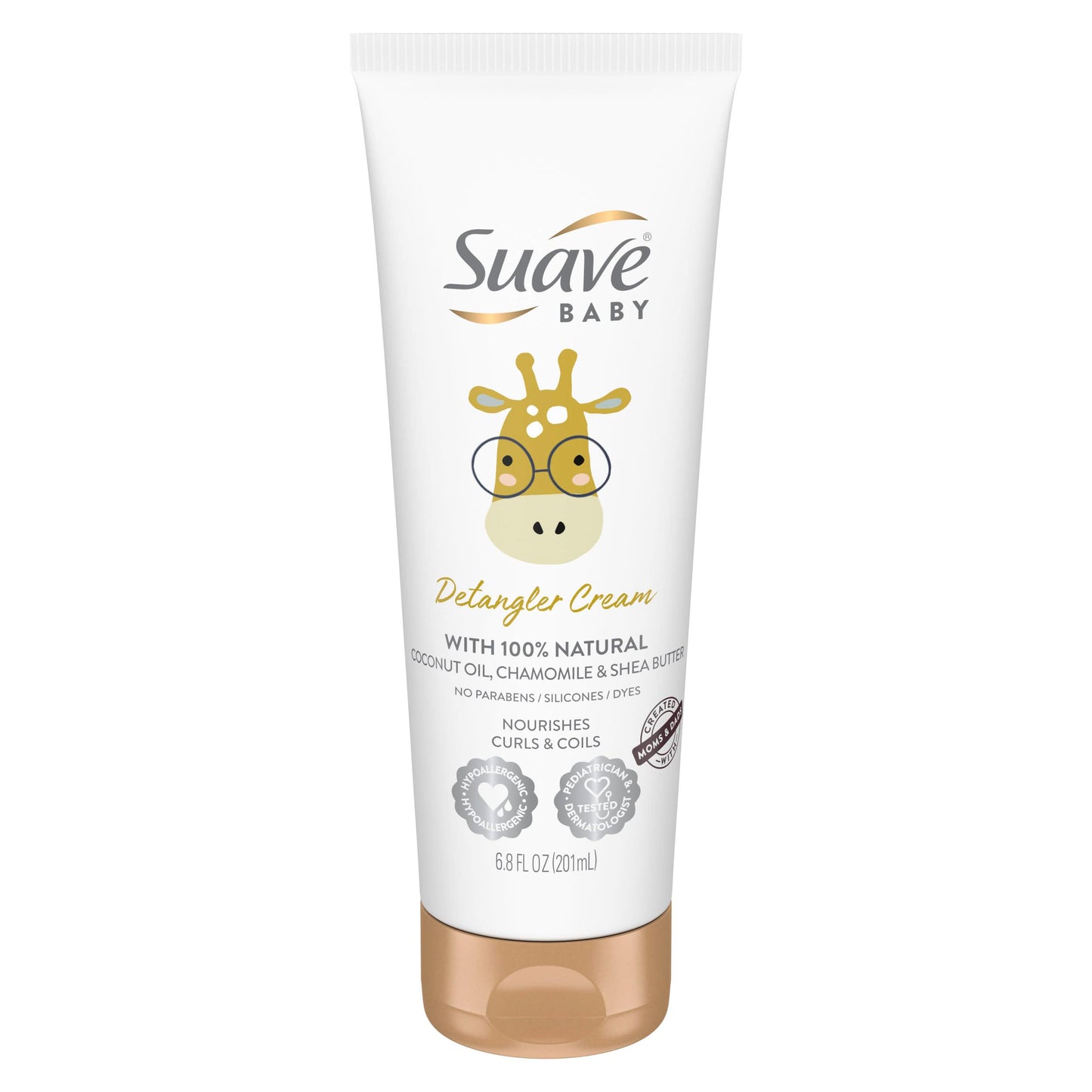Suave Baby Detangler Cream for Curly, Coily Hair, with 100% Natural Coconut Oil, Chamomile & Shea Butter No Parabens, Silicones, Dyes 6.8 OZ Beauty & Personal Care Suave