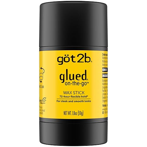 got2b glued on-the-go wax stick, 1.8oz, sleek and slick styles, style your hair without the crunch, helps control frizz Beauty & Personal Care Got2B