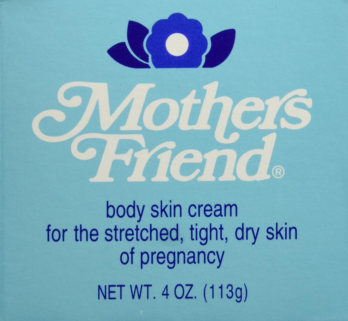 Mothers Friend Body Skin Cream 4 oz (Pack of 4)