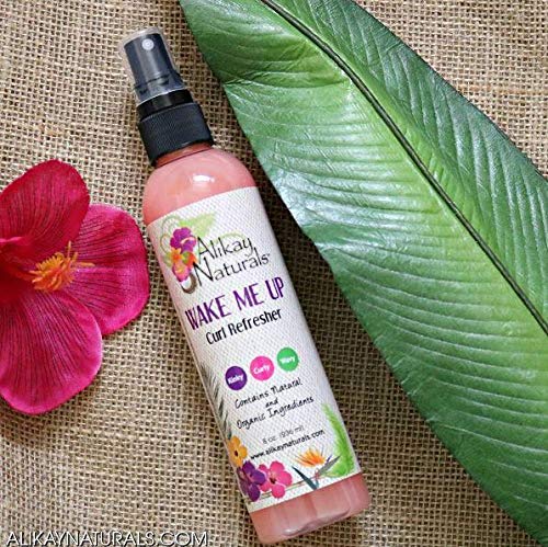 Alikay Naturals Wake Me Up Curl Refresher Natural Wheat Germ Oil, Pomegranate, Sweet Almond Oil 8 Ounce Beauty & Personal Care Alikay Naturals
