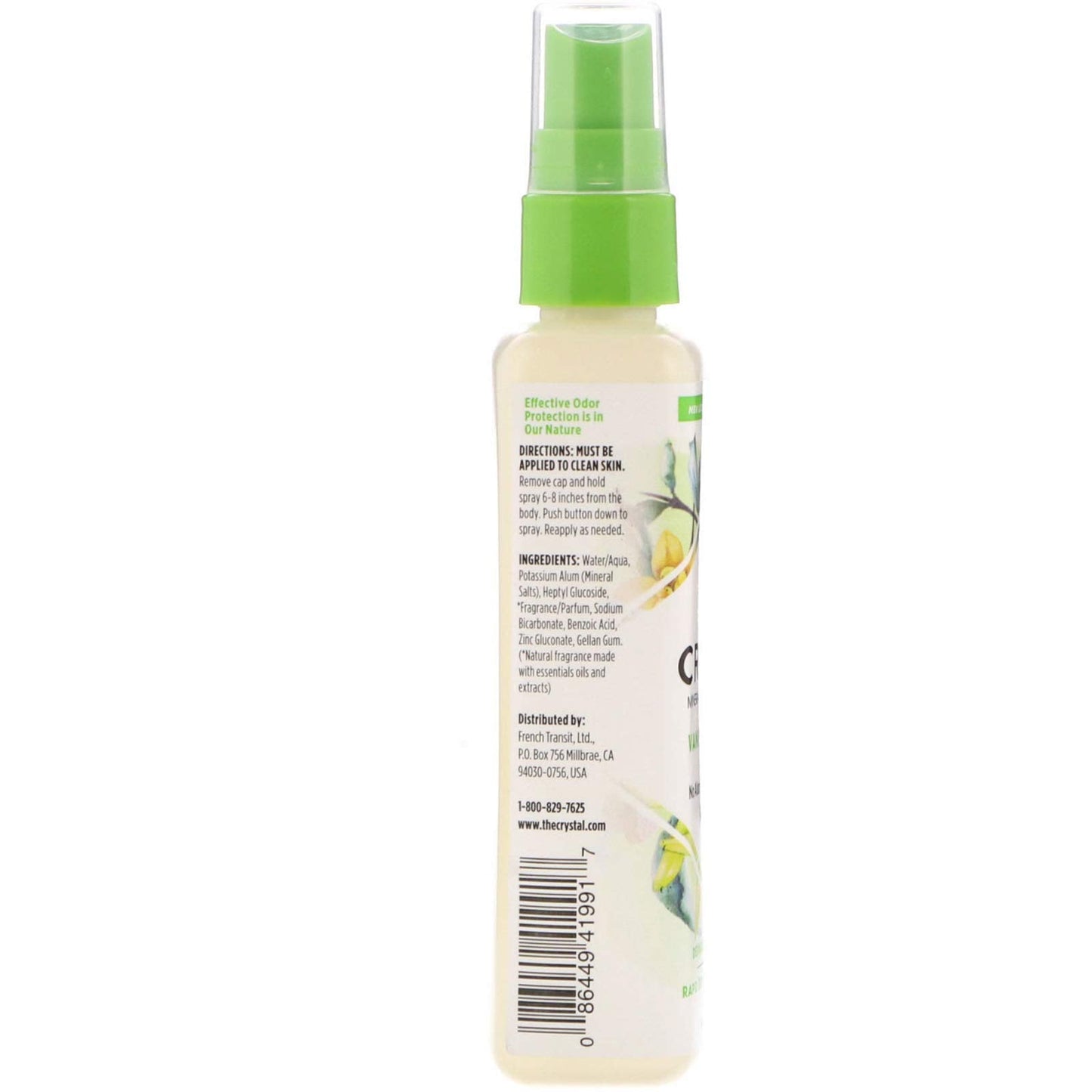Crystal Deodorant Spray 4 Ounce Vanilla & Jasmine Beauty and Personal Care Crystal Essence