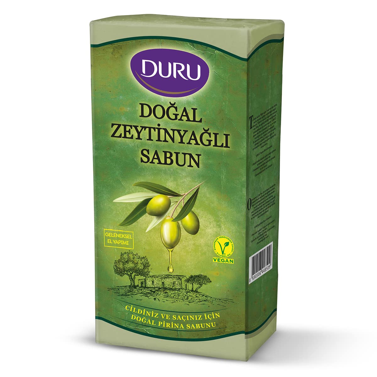 Duru Hand Made Olive Oil Soap, 4 Count Beauty & Personal Care Duru