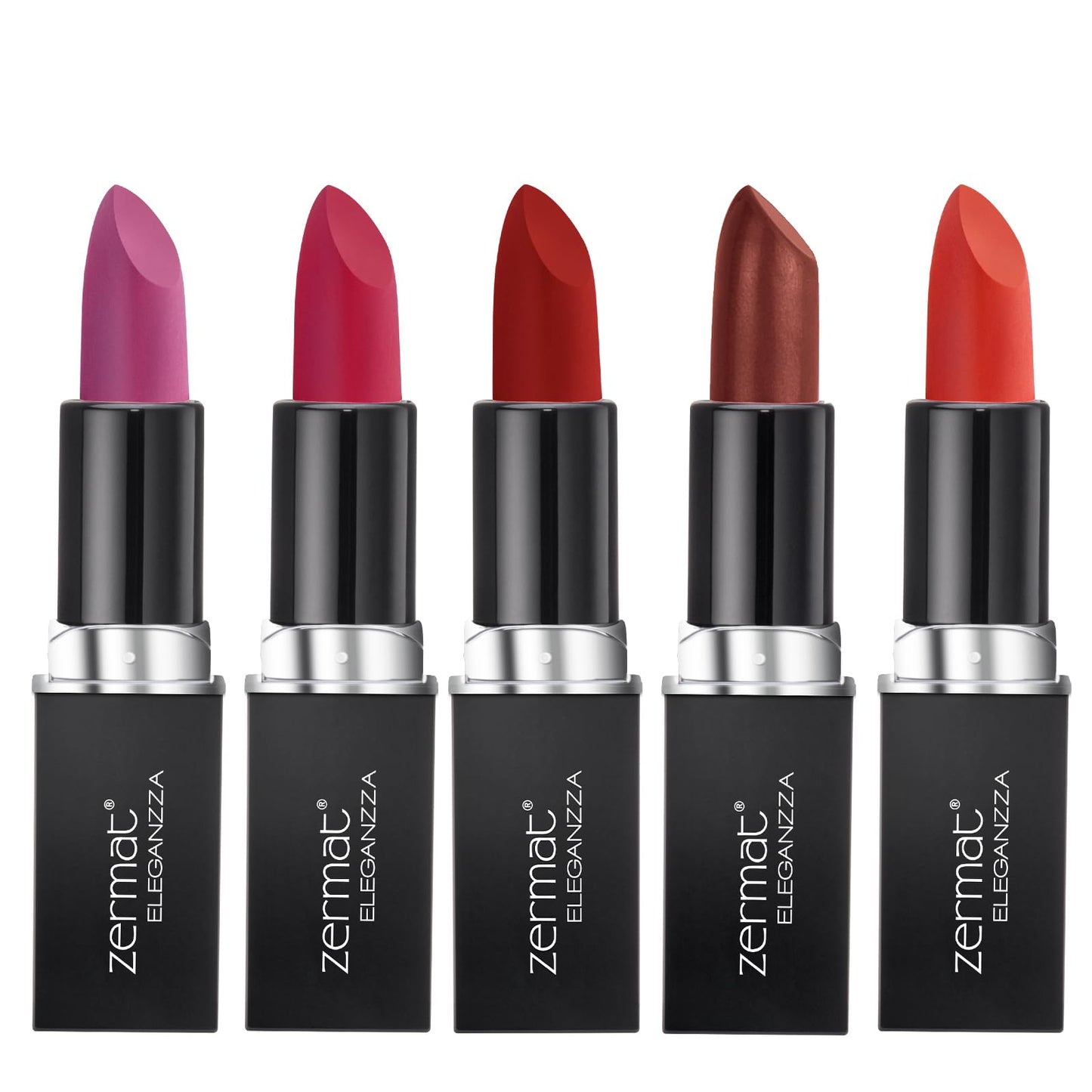 Zermat Eleganzza, Semi Matte Lipstick, 0.28 Oz. (Rojo Tulipán) Beauty & Personal Care Zermat