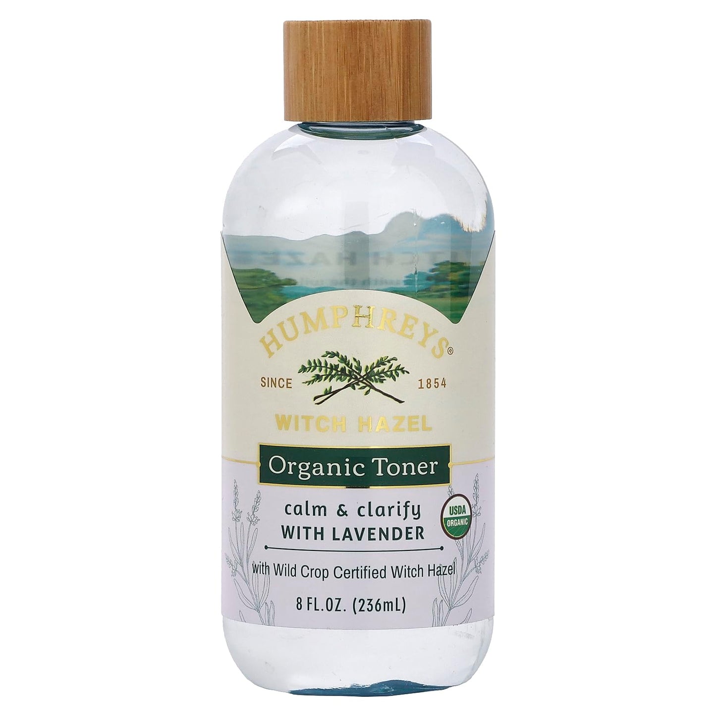 Humphreys Calm Clarify Witch Hazel + Lavender Organic Toner Fl Oz., 8 Ounce (Pack of 1) Beauty & Personal Care Humphreys