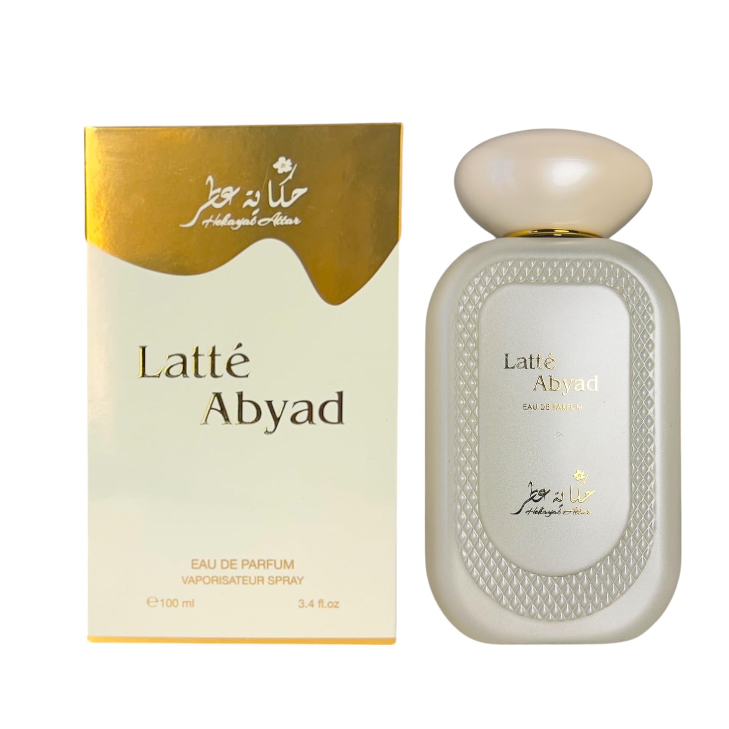 HEKAYAT ATTAR Latte Abyad Eau De Parfum 100 ML SPray Perfume Made in Dubai UAE Beauty & Personal Care HEKAYAT ATTAR
