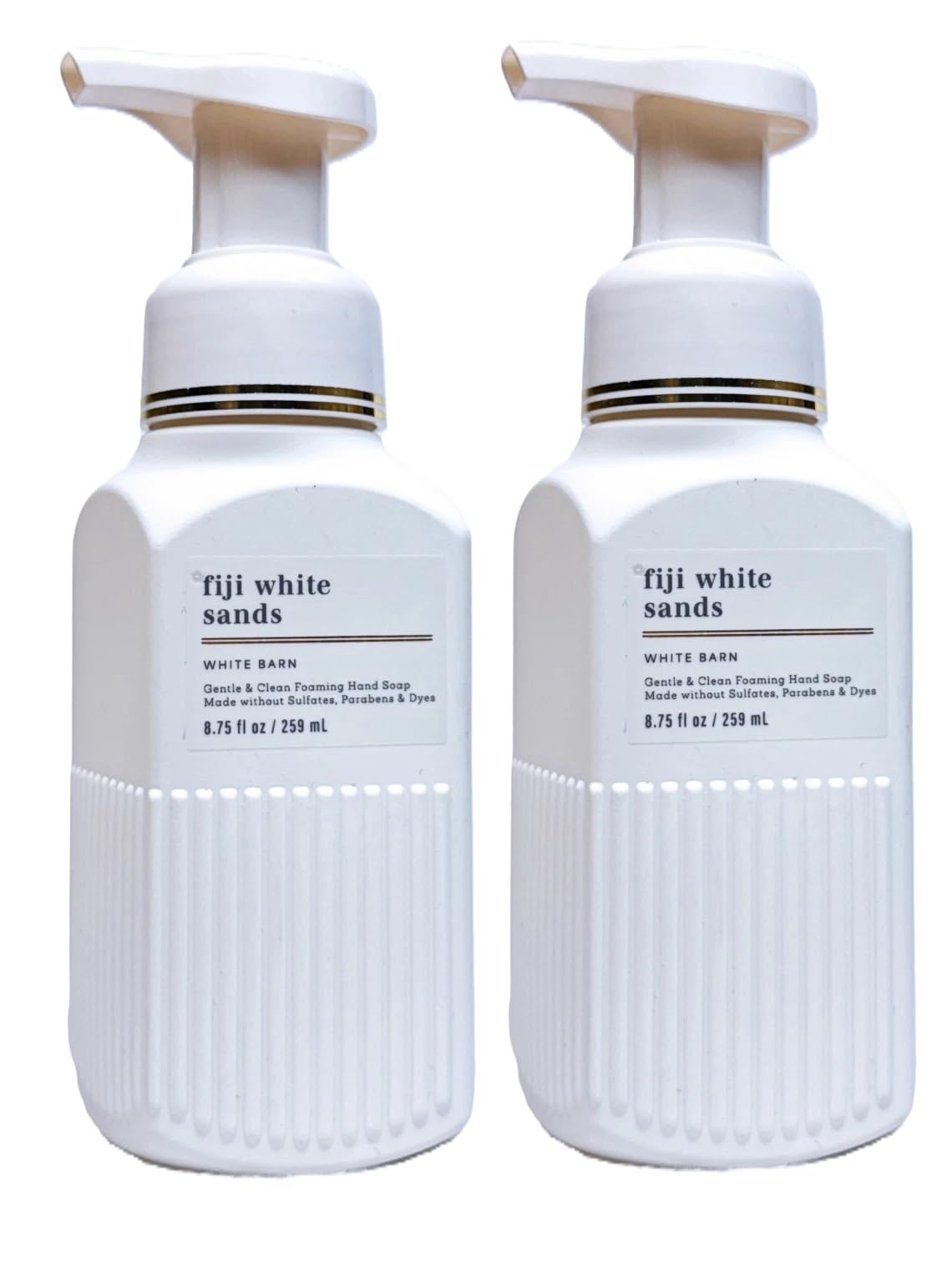 Bath and Body Works Gentle and Clean Foaming Hand Soap 8.75 oz each - Pack of 2 (Fiji White Sands) Beauty & Personal Care Bath & Body Works
