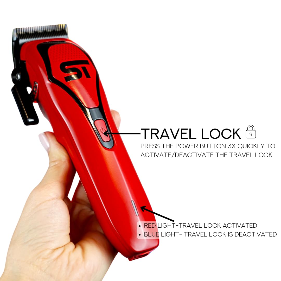 Supreme Trimmer Darkstar 72 Clipper & Trimmer Set with Magnetic Vector Motor - 180 Min Run Time, 9000 RPM Professional Hair Clipper & Beard Trimmer Beauty and Personal Care Supreme Trimmer