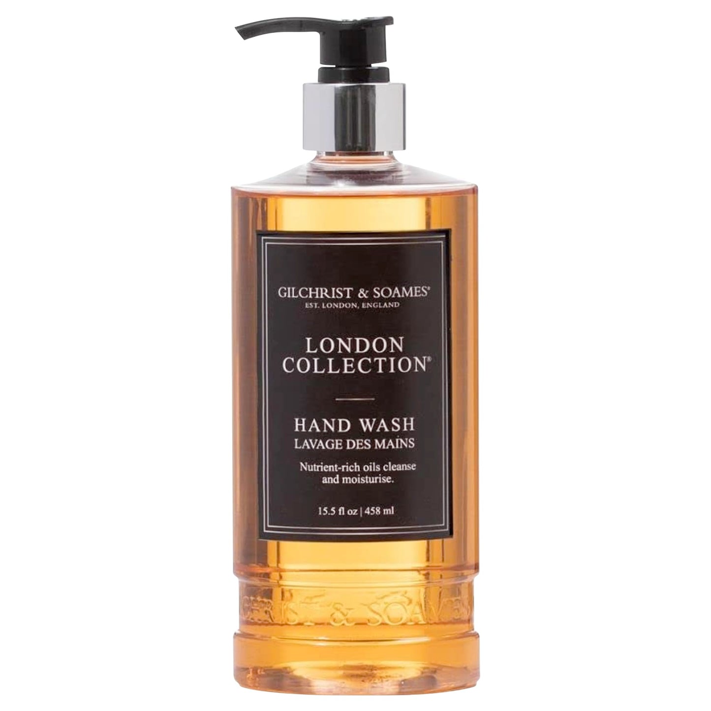 Gilchrist & Soames London Hand Wash - Natural Moisturizing Liquid Cleanser With Red Tea, Soy, Grape Seed Oil, & Ginkgo - Paraben & Sulfate Free Soap Beauty & Personal Care Gilchrist & Soames