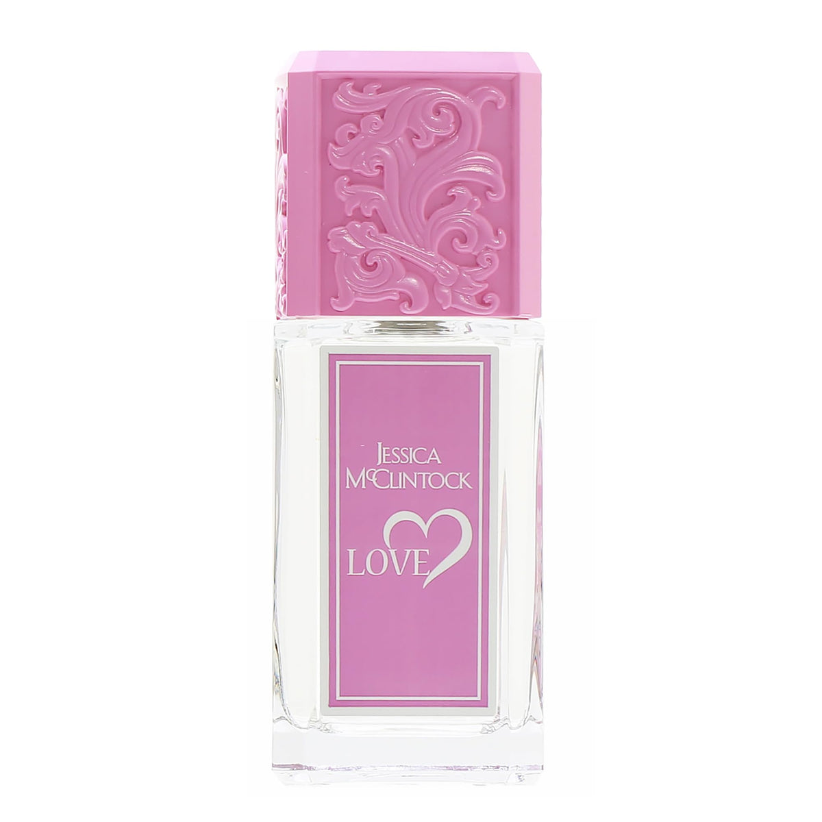 Jessica McClintock Love Eau De Parfum Spray for Women, 3.4 oz - Bright Floral Scent with Yuzu, White Tea, Gardenia, Jasmine & Amber, Romantic