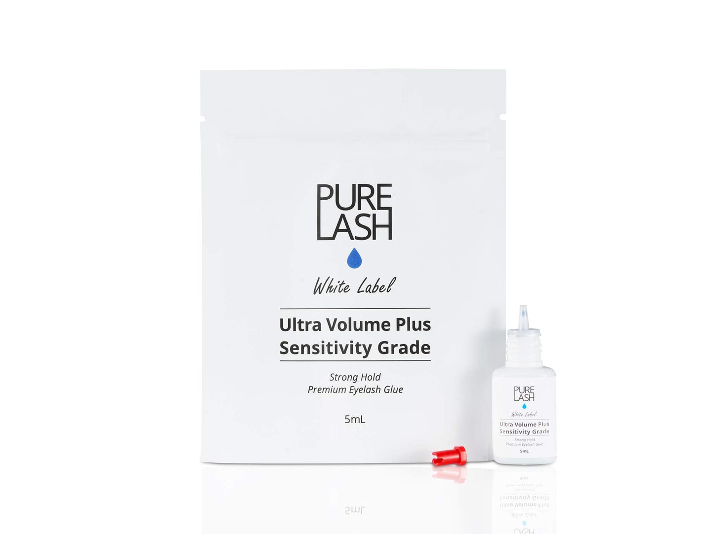 Most Sensitive Eyelash Extension Glue / Pure Lash / White Label / 5 Milliliter / 2-3 Seconds Drying Time / Retention 4-5 Weeks / Professional Use Only Beauty & Personal Care Pure