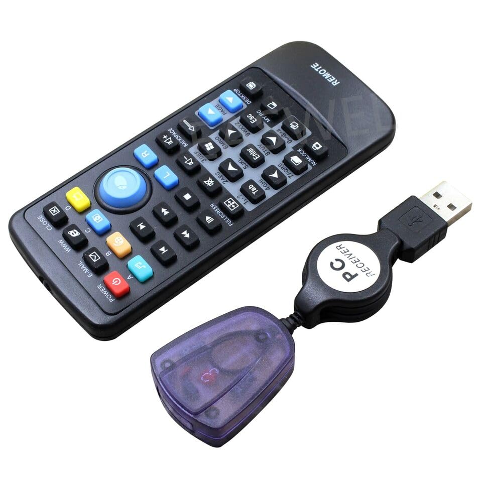 Laptop PC Wireless Keyboard Mouse Remote Control Media Center Controller Beauty and Personal Care dreeong