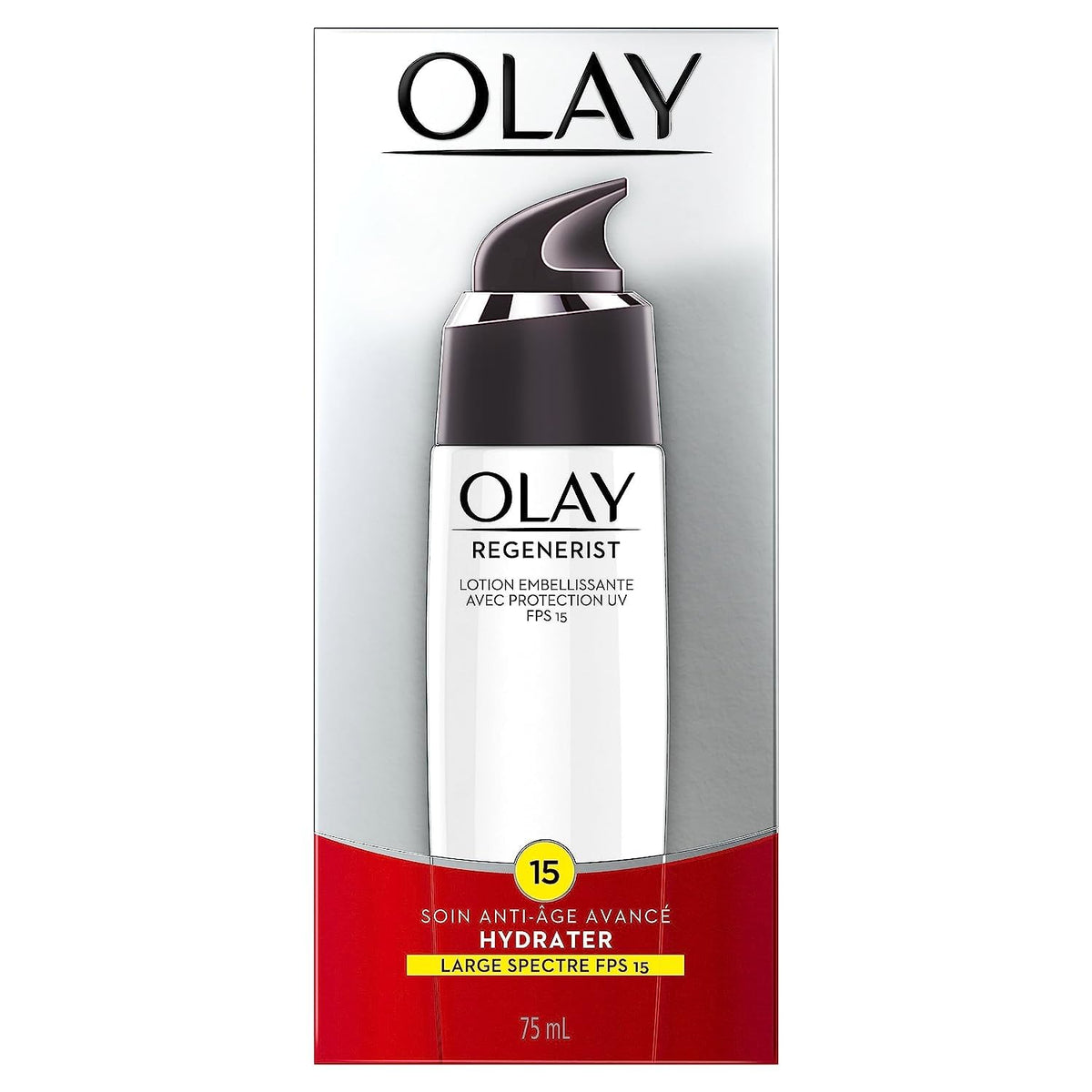 Olay Regenerist Regenerating Face Lotion with Sunscreen SPF 15 Broad Spectrum, No Scent, 2.5 fl oz Beauty & Personal Care Olay
