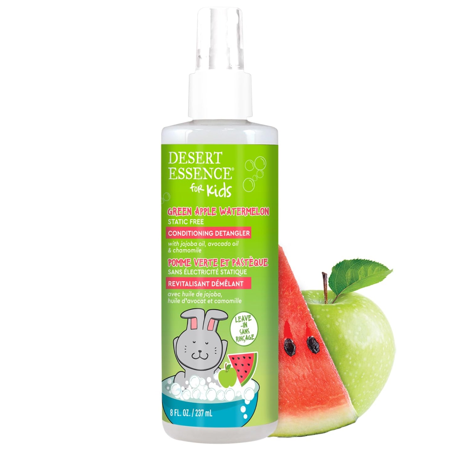 Desert Essence Kids Conditioing Detangler Spray 8.0 fl oz - Vegan, Gluten-Free. Cruelty-Free - Leaves hair smooth, shiny and easy to comb through Beauty & Personal Care Desert Essence