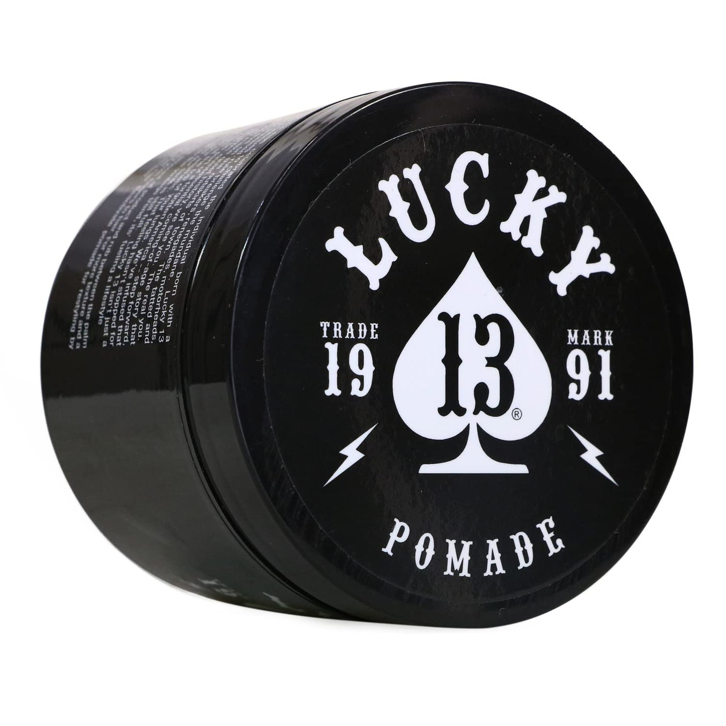 Lucky 13 Barber Supplies Original Hair Pomade | High Hold | High Shine | Water Based | Mai Tai Scent, 4oz Beauty & Personal Care Lucky 13