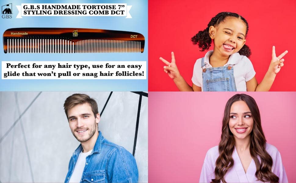 G.B.S Handmade Styling Dressing Comb DCT Peine Para Cabello