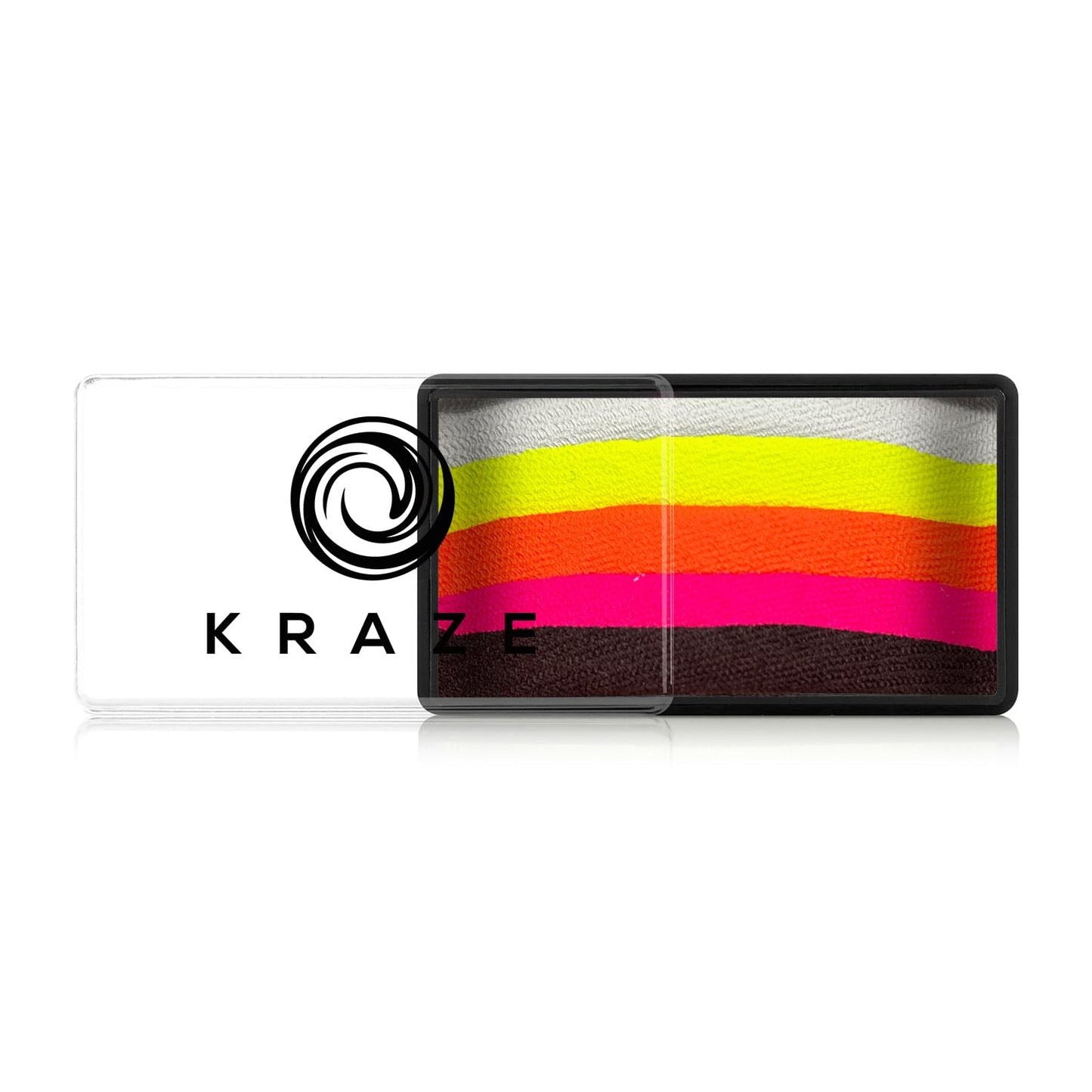 Kraze FX Dome Stroke - Tropical Hibiscus by Linnea (25 gm), Professional 1-Stroke Split Cake, Hypoallergenic, Non-Toxic, Water Activated Face & Body Beauty & Personal Care Kraze FX