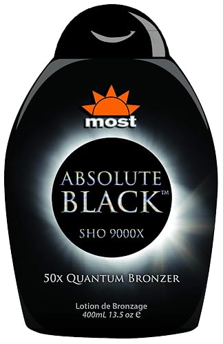 2010 Most Products - Absolute Black 50x Bronzer Tanning Lotion 13.5 oz. Beauty & Personal Care MOST