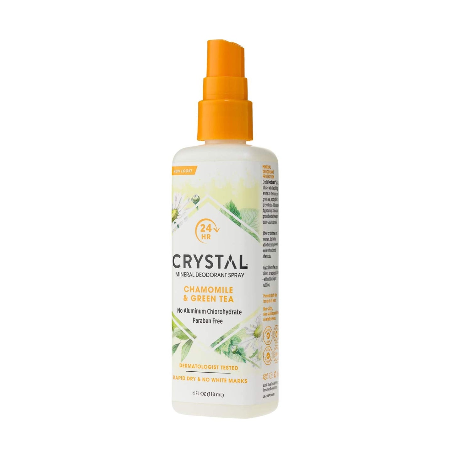 Crystal Essence Mineral Deodorant Spray, Chamomile & Green Tea 4 oz (Pack of 12) Beauty and Personal Care Crystal Essence