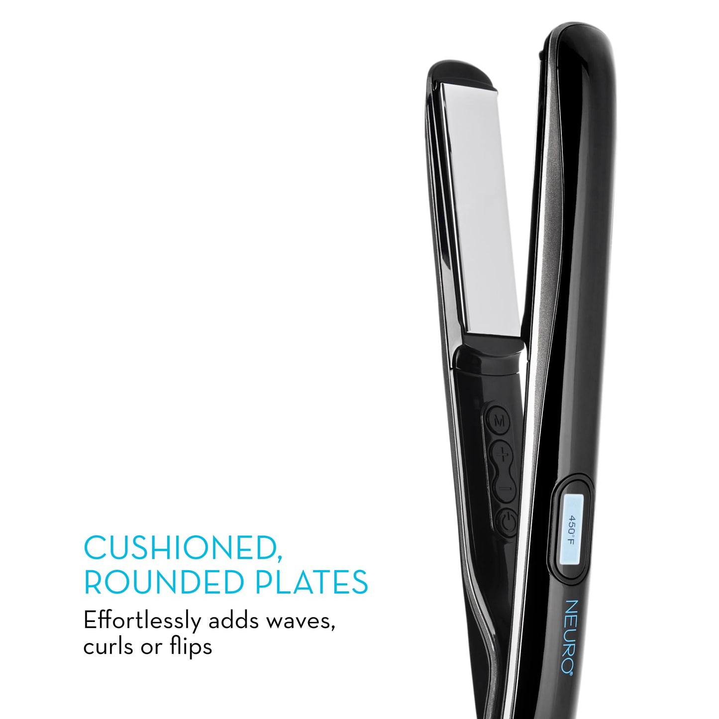 Neuro by Paul Mitchell Style Titanium Flat Iron, Adjustable Heat Settings for Advanced Straightening + Curling, 1" Beauty & Personal Care Neuro