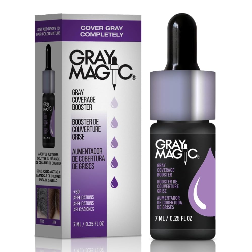 Ardell Gray Magic Hair Color Drops, Additive - Boosts Hair Color Penetration & Covers Gray Hair Completely, Enhanced Hair Dye Absorption, 0.25 oz Beauty & Personal Care Ardell