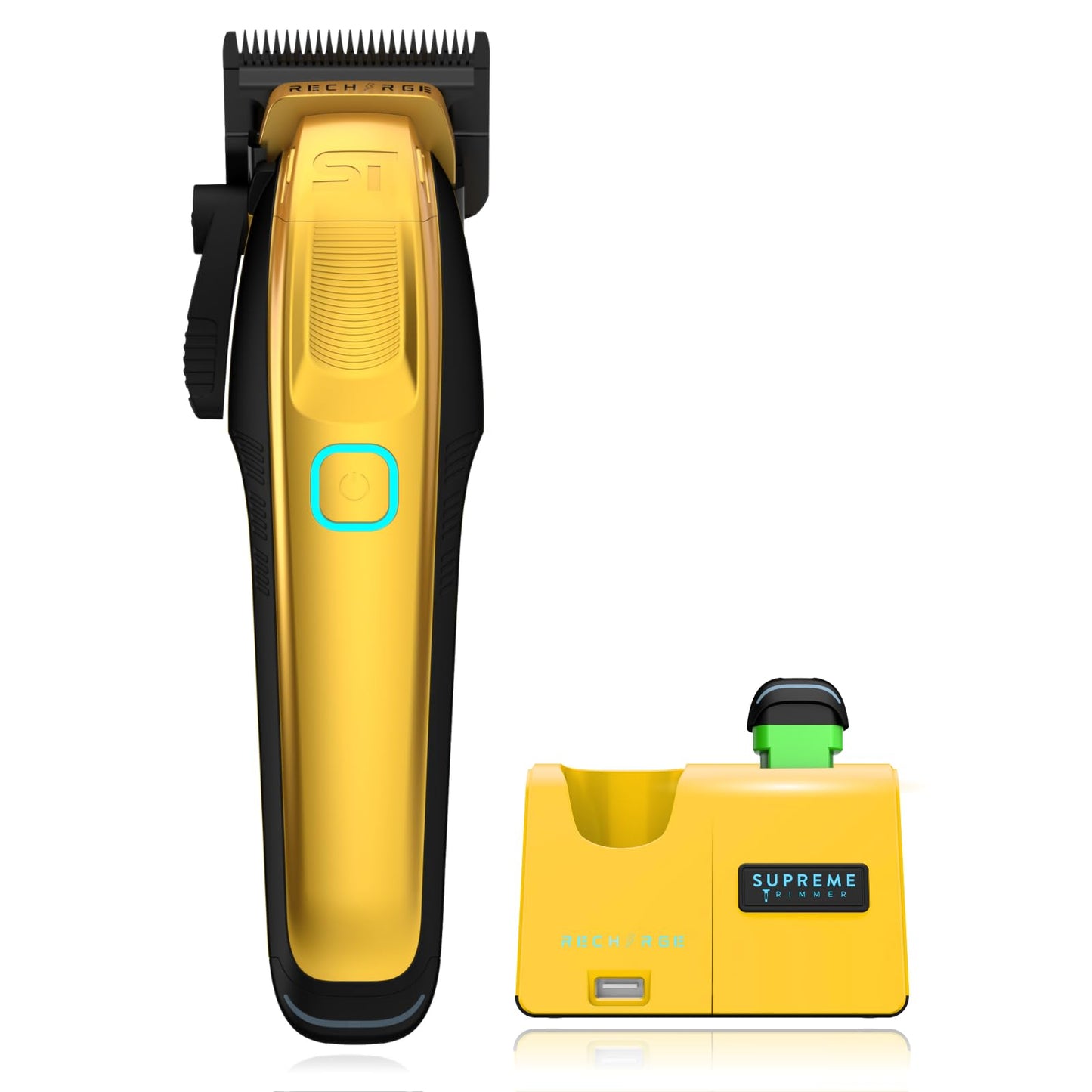 Supreme Trimmer Recharge Clipper - Professional Hair Clipper with 2 Removable Batteries, Brushless Motor, Smart Charge Stand, USB-C Charge & DLC Beauty and Personal Care Supreme Trimmer