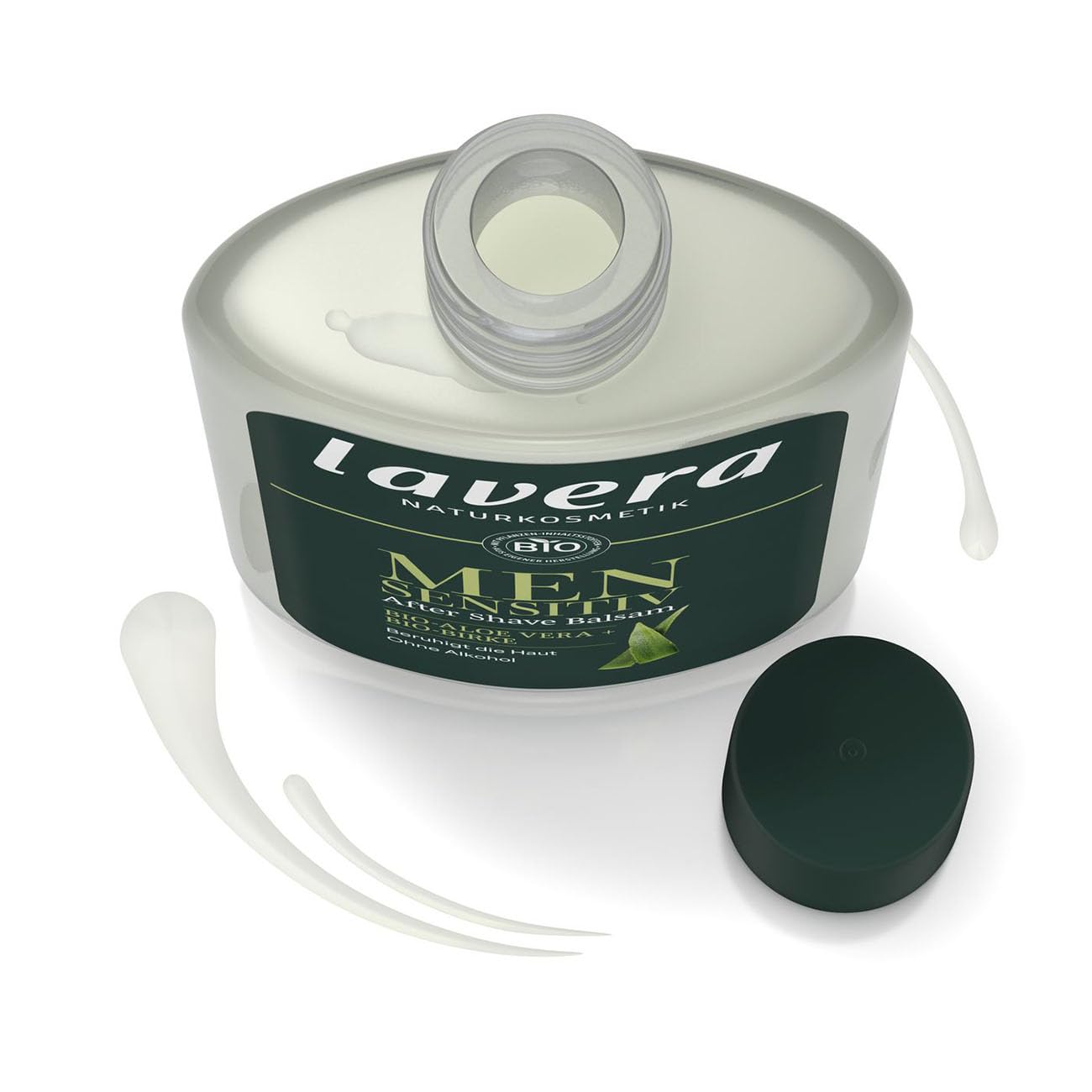 lavera Men sensitiv After Shave Balm - nourishes & refreshes - protects against burning, redness & dryness - soothes irritated skin - vegan - natural Beauty and Personal Care lavera