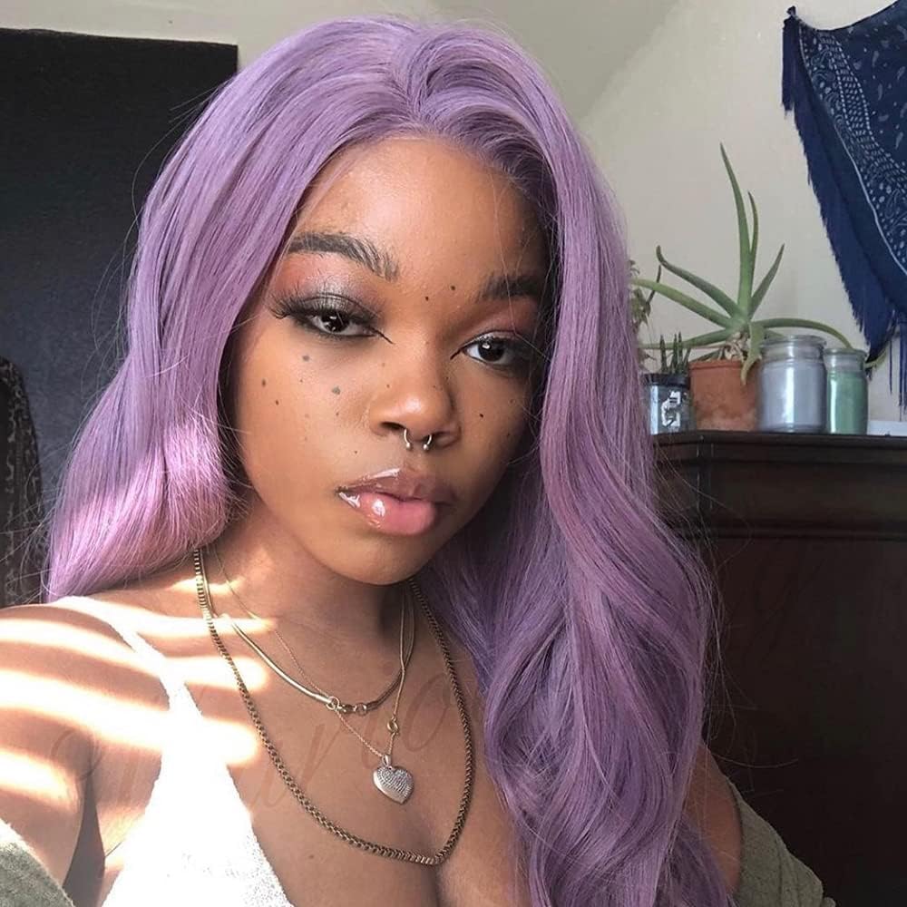 variouswig All Kinds of Everyday Natural Wigs Synthetic Lace Front Wigs Side Part Long Body Wave Heat Resistant Synthetic Wigs for Women Cosplay Party