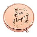 Bee Gift for Women Honey Bee Lover Gifts for Girls Inspirational Gifts Compact Makeup Mirror for Friends Bestie Sister Bee Kind Gifts Travel Makeup Beauty & Personal Care Mwphuy