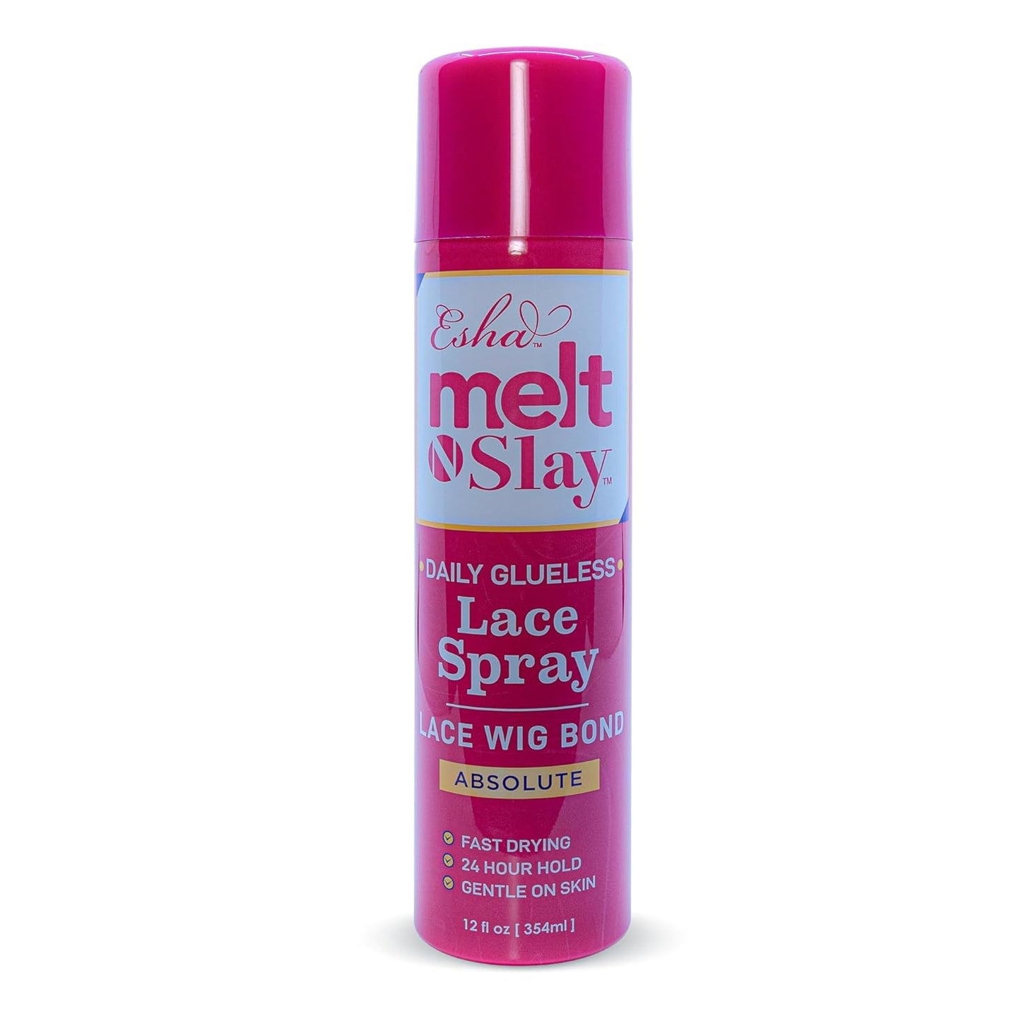 Esha Melt N Slay Glueless Lace Spray, Melting and Holding for Wigs, Lace Bond Adhesive Spray for Closure Wigs, Extensions, Strong, Natural Forming Beauty & Personal Care Esha