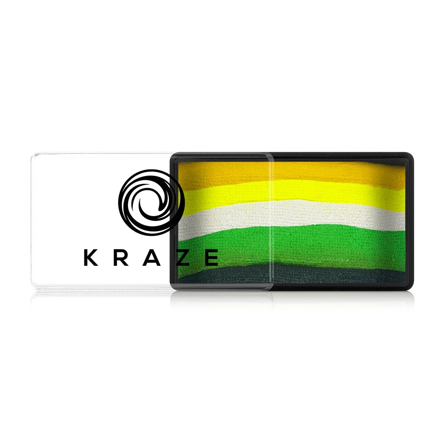 Kraze FX Dome Stroke - Summer Leaf by Linnea (25 gm), Professional 1-Stroke Split Cake, Hypoallergenic, Non-Toxic, Water Activated Face & Body Beauty & Personal Care Kraze FX