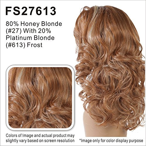 Vivica A Fox Hair Collection HKBK16L-V Human Hair Afro Curl Kinky Bulk Extension, FS27/613, 5.8 Ounce