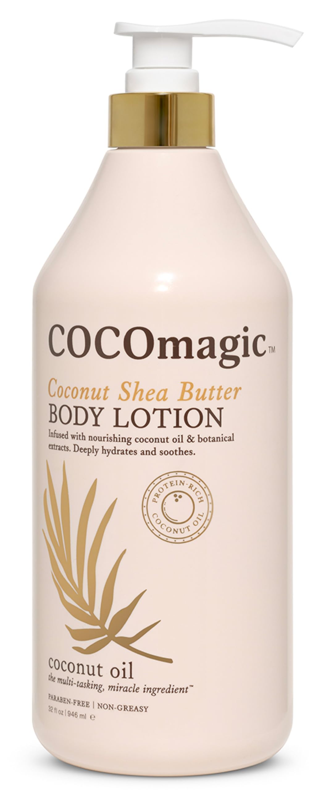 Cocomagic Coconut Shea Butter Body Lotion | Deeply Hydrating & Non-Greasy Moisturizer for Soft, Smooth Skin | Paraben-Free & Gentle for All Skin Types Beauty & Personal Care Cocomagic