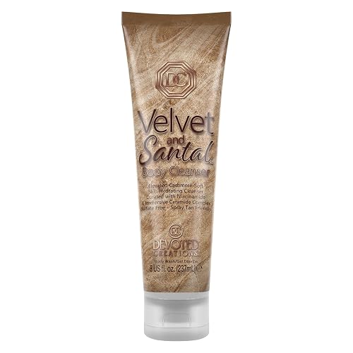 Devoted Creations Velvet and Santal Body Cleanser - Elevated Cashmere-Soft Skin Foaming Hydrating Body Cleanser Beauty & Personal Care Devoted Creations