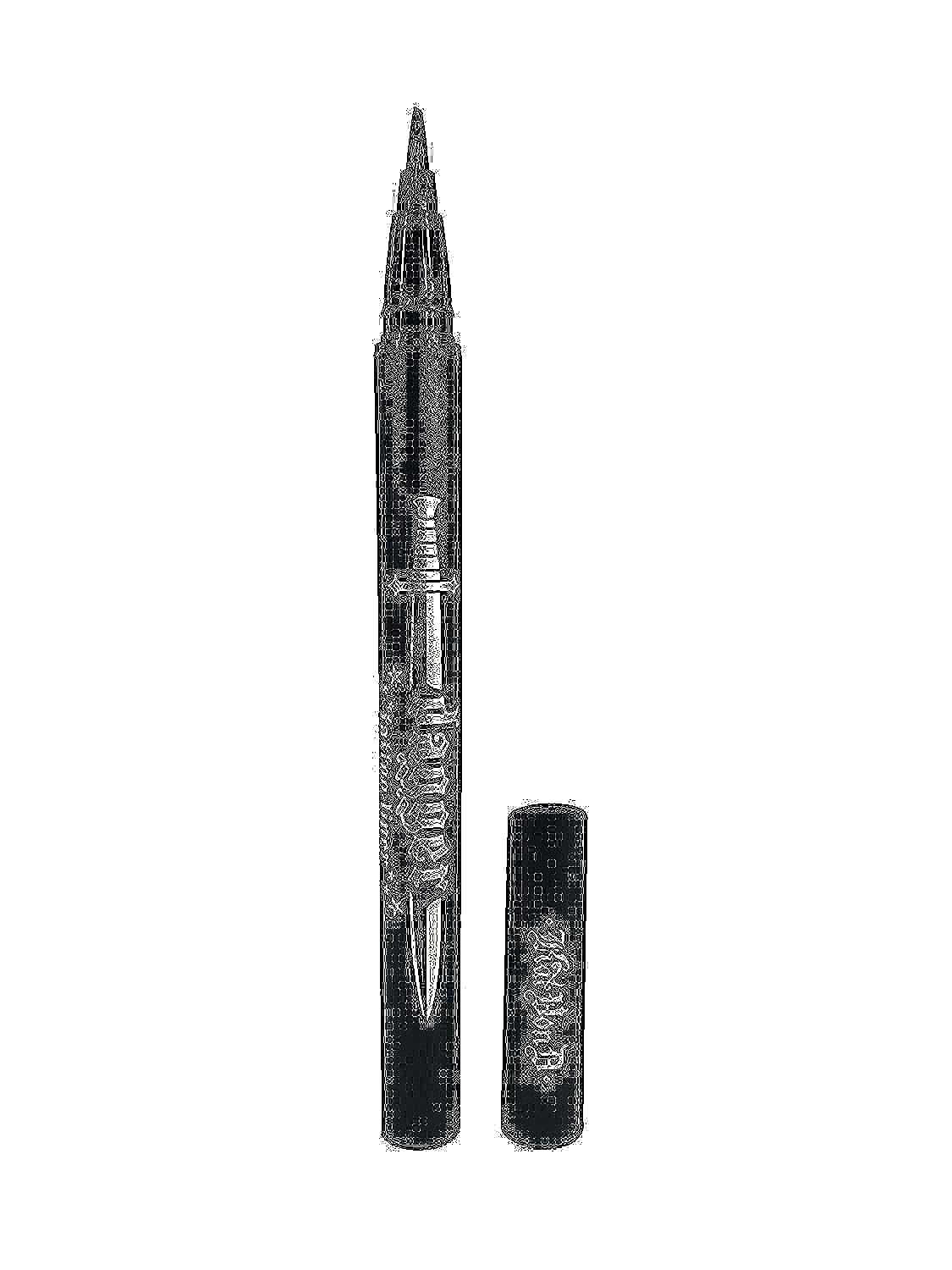 KVD Beauty Dagger Tattoo Liner Waterproof Liquid Eyeliner Trooper Black Beauty & Personal Care Kat Von D