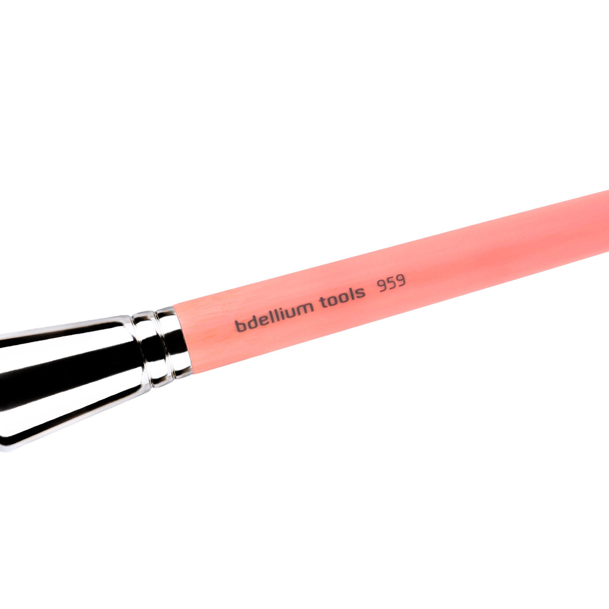 Bdellium Tools Professional Makeup Brush - Pink Bambu Series 959 Powder Blending - With Soft Synthetic Fibers, For Blending Powders (Pink, 1pc)