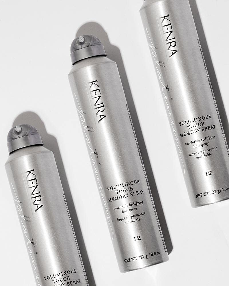 Kenra Professional Platinum Voluminous Touch Memory Spray 12 | Bodifying, Fullness Hairspray | All Hair Types | 8 oz. (2-Pack)
