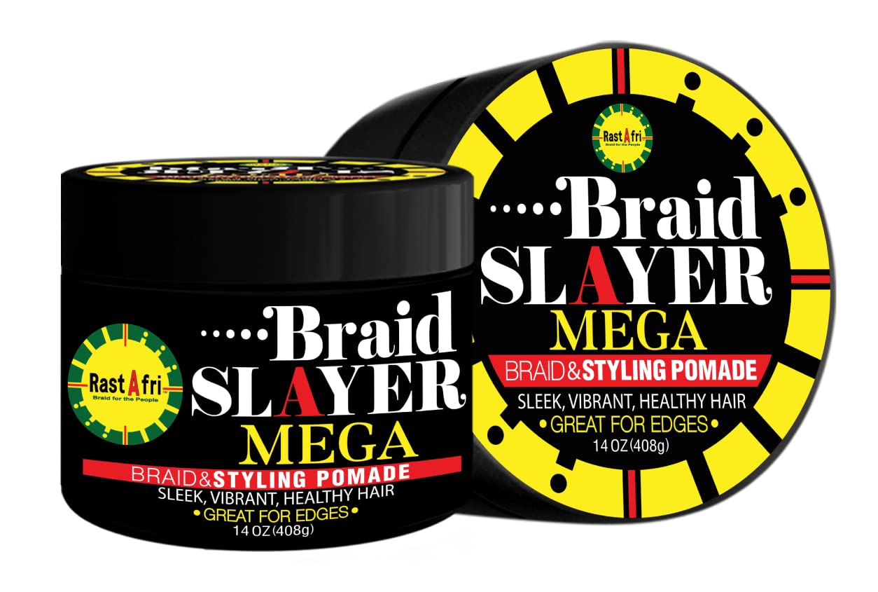 Rast A Fri BRAID SLAYER - MEGA - Edge Control, Styling Pomade Beauty & Personal Care Rast A Fri