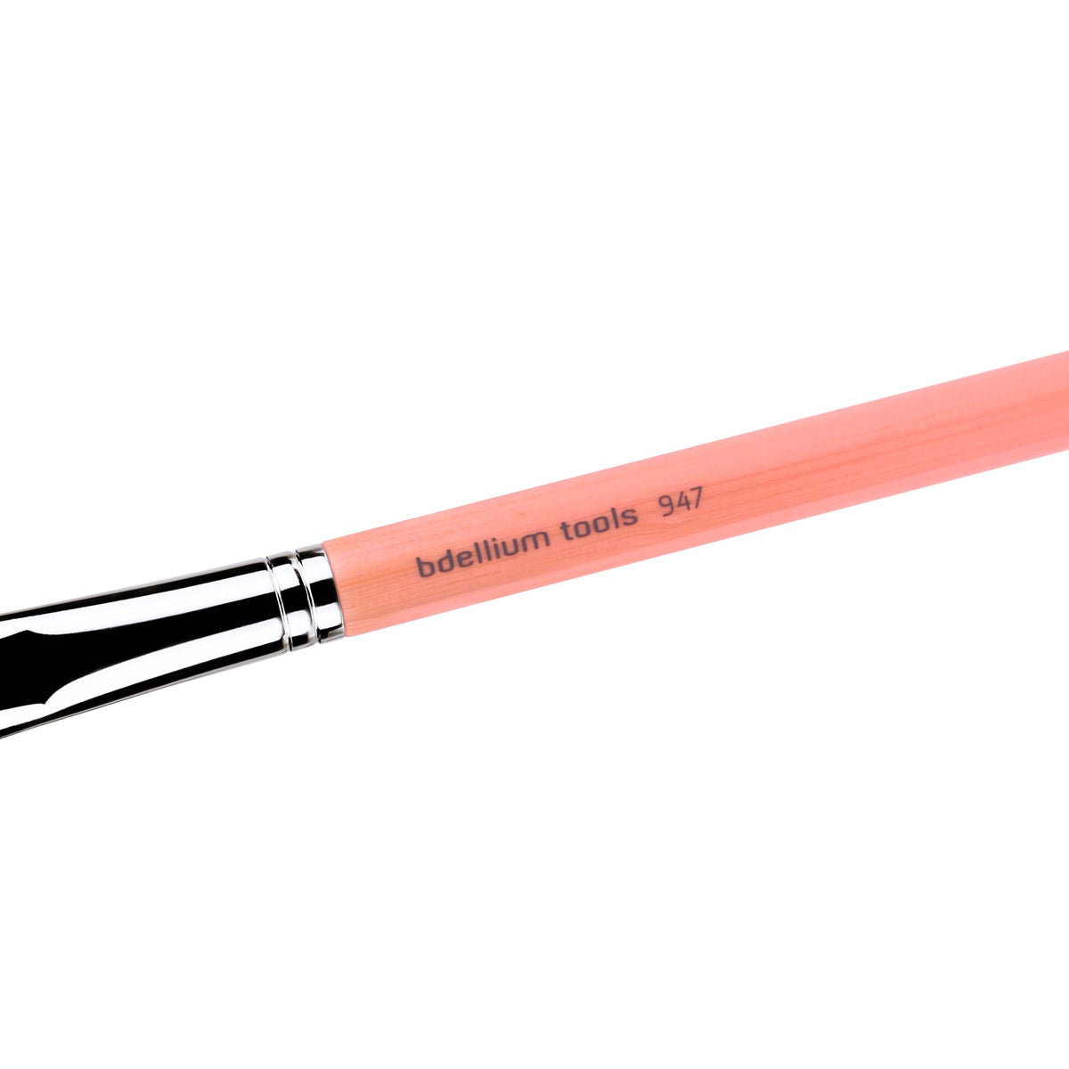 Bdellium Tools Professional Makeup Brush - Pink Bambu Series 947 Small Foundation - With Soft Synthetic Fibers, For Even Finish (Pink, 1pc)