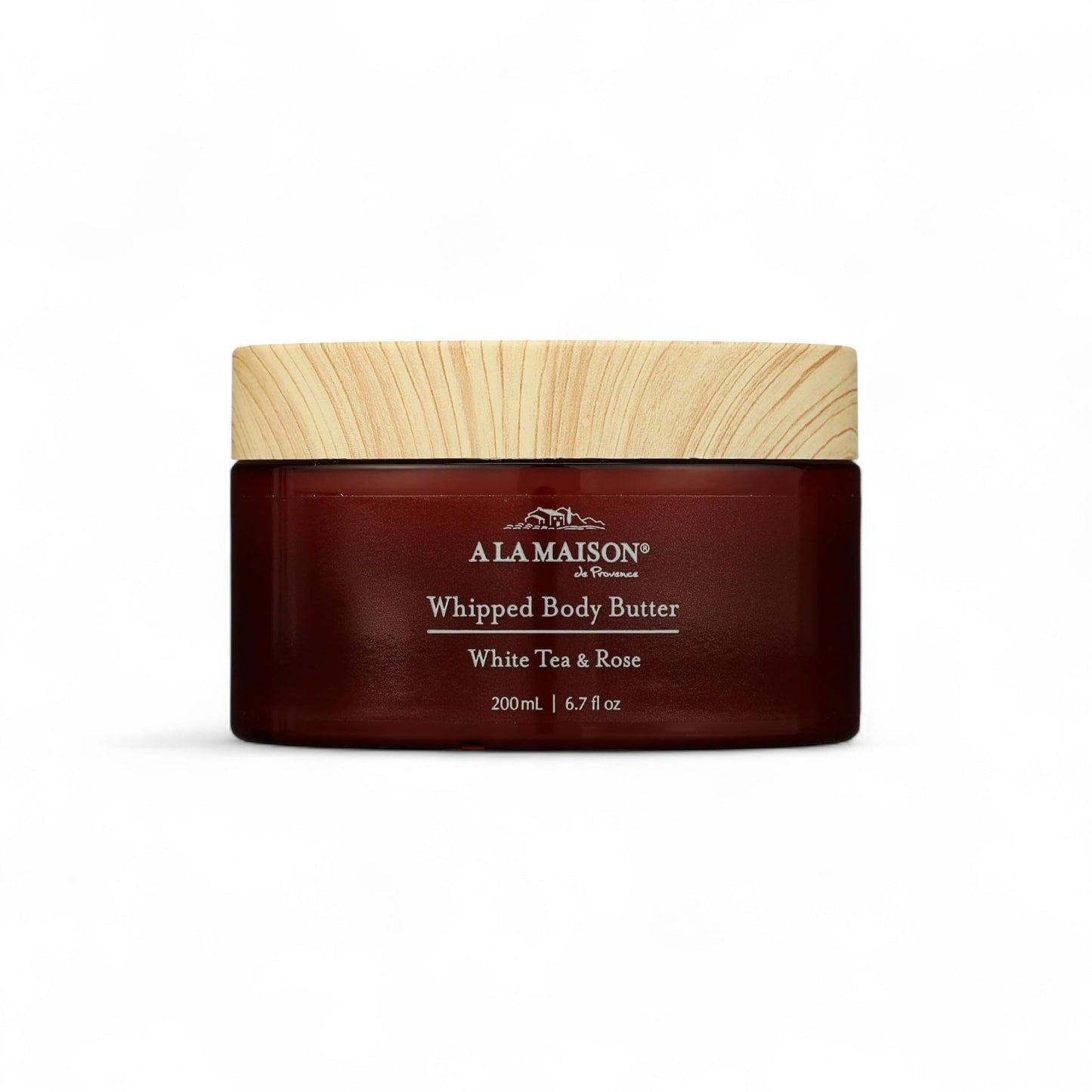 A LA MAISON Whipped Body Butter - Shea Butter Moisturizer with Argan, Avocado & Jojoba Oils - Ultra-Rich Body Cream for Dry Skin - 6.7 oz - Amber Beauty & Personal Care A LA MAISON