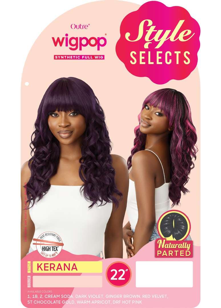 Outre Wigpop - Style Selects - Kerana (DARK VIOLET)