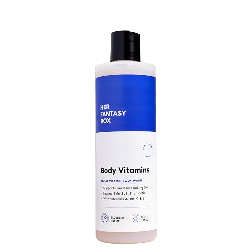 Her Fantasy Box | Body Vitamins Moisturizing Body Wash - Multi-Vitamin Cleanser with Vitamins A, B6, C & E, Hydrating & pH Balanced, Vegan & Cruelty Beauty & Personal Care Her Fantasy Box