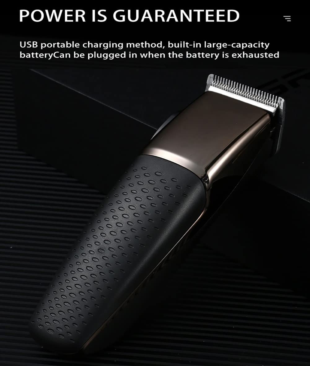 GLESVOWIO Pro Hair Clipper Men's Hairdresser Professional Adjustable Gradient Electric Push Shear USB Rechargeable(V686 Gun Color) Beauty and Personal Care GLESVOWIO