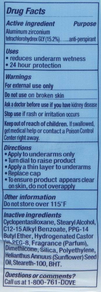 Dove Invisible Solid Deodorant, Original Clean - 2.6 oz - 4 pk Beauty and Personal Care Dove