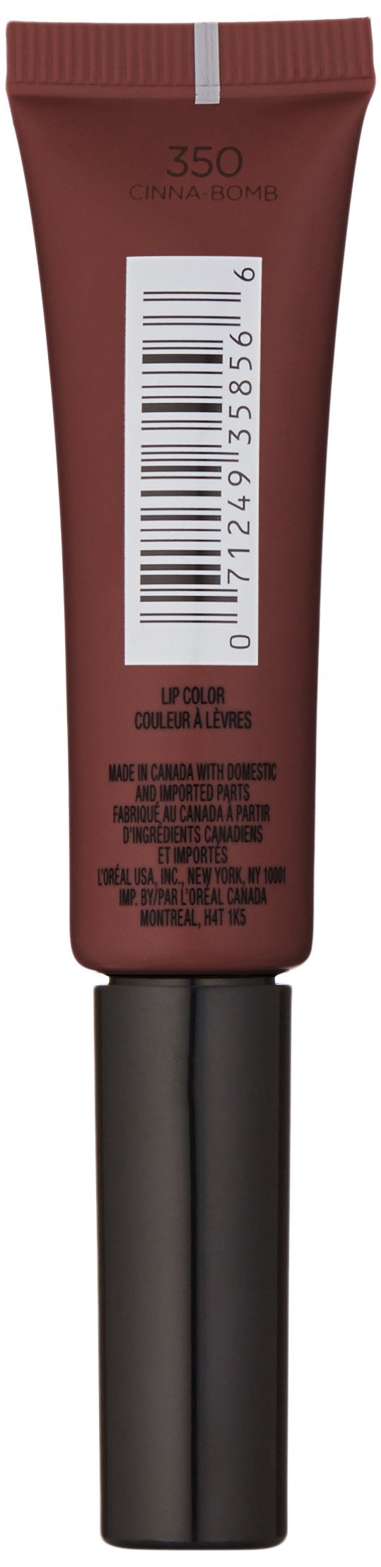 L'Oréal Paris Infallible PAINTS/LIPS Matte, Cinna-Bomb, 0.27 fl. oz.